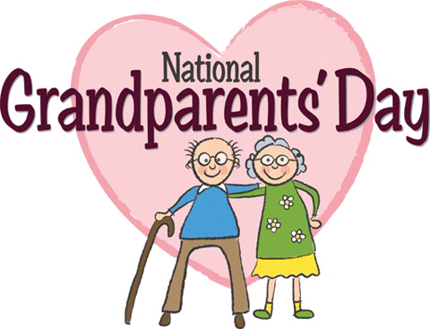 Grandparents Day Free Png Image - National Grandparents Day Clipart (480x367), Png Download