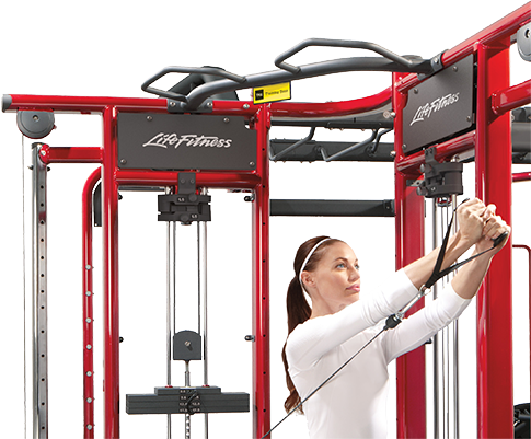 View Commercial Life Fitness Commercial Fitness - Fitness Machine Gym Equipment (485x401), Png Download
