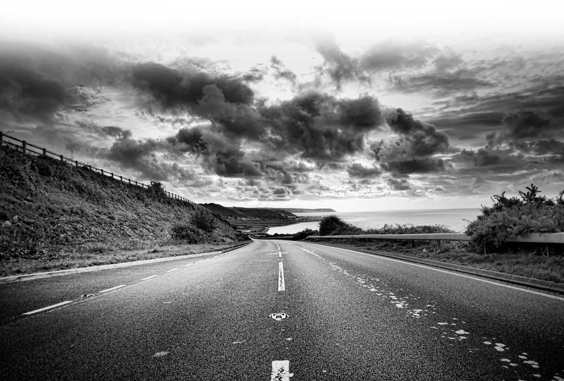 Privacy Statement - Road Winds Off Into The Distance Photography By Eazl, (1926x1301), Png Download