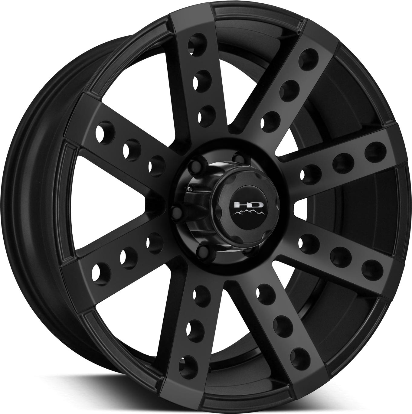 Hd Off-road Deadwood All Satin Black - Xtreme Mudder Wheels (1500x1500), Png Download