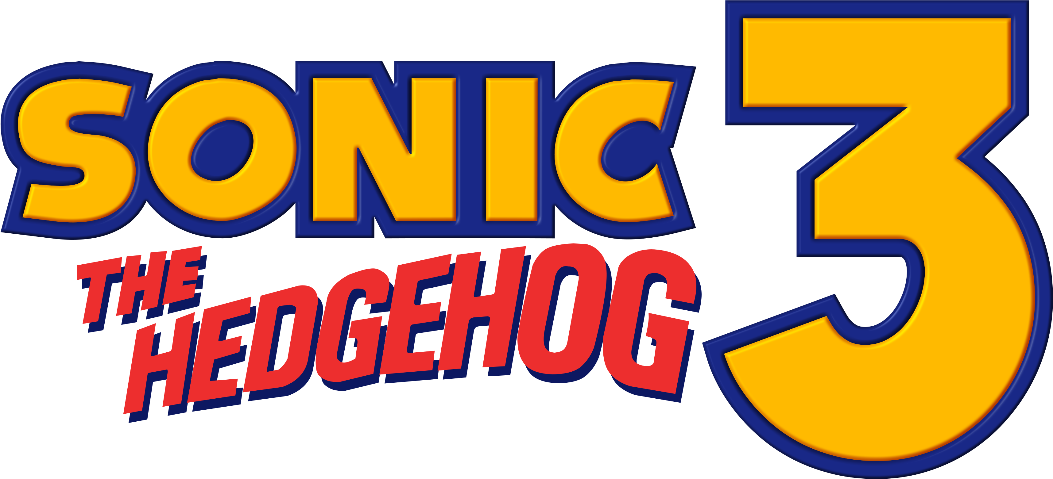 Sonic The Hedgehog Logo Sticker - Sonic The Hedgehog (4033x1881), Png Download