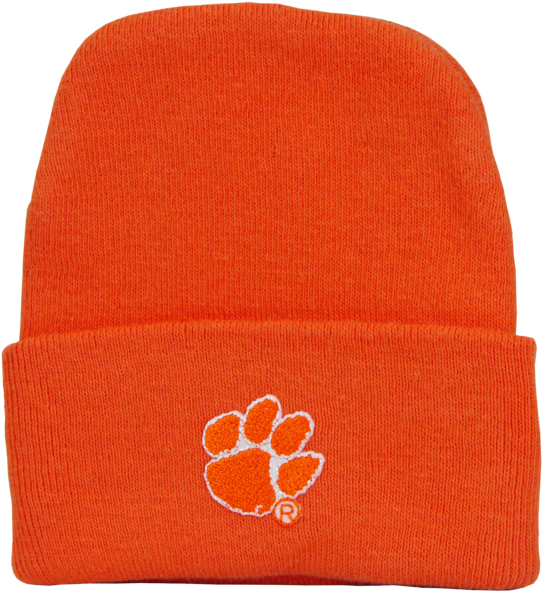 Clemson Baby Cap - Beanie (562x600), Png Download