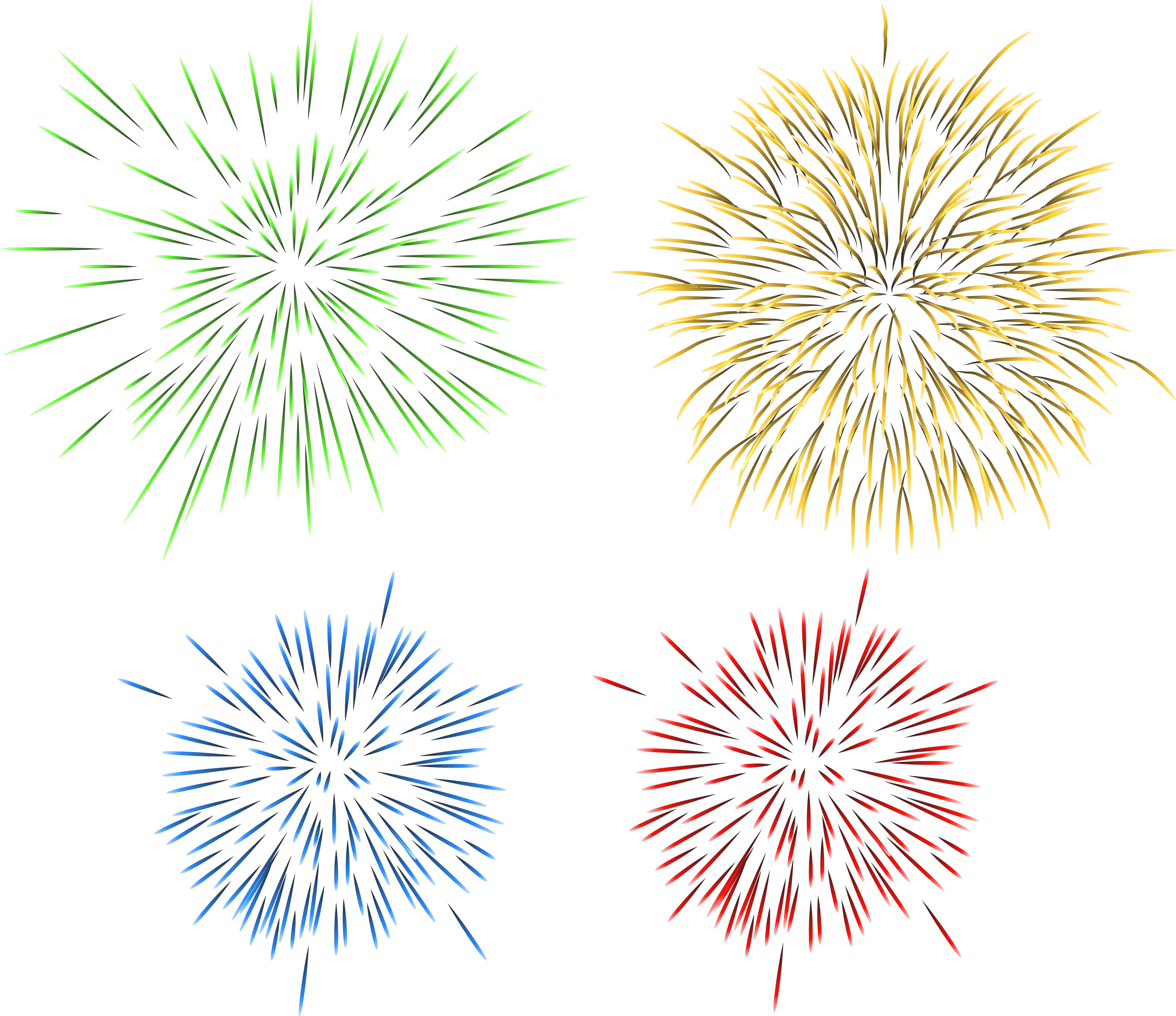 New Year Crackers Png (8000x6868), Png Download