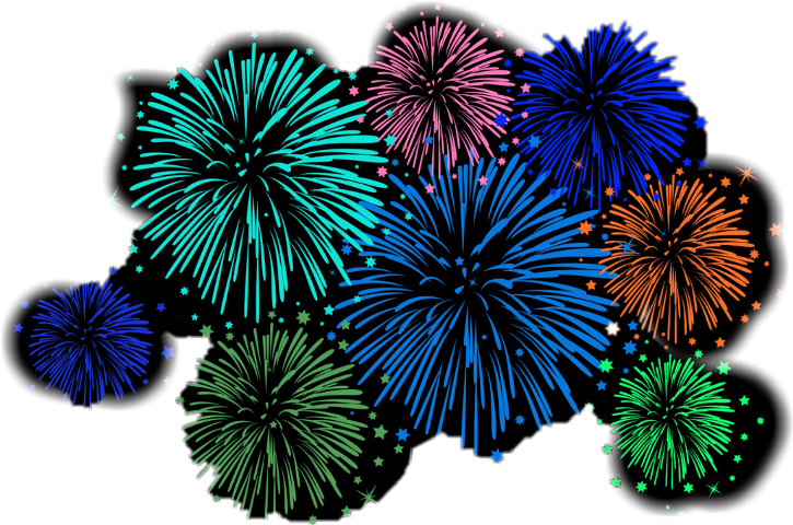 Fireworks (725x480), Png Download