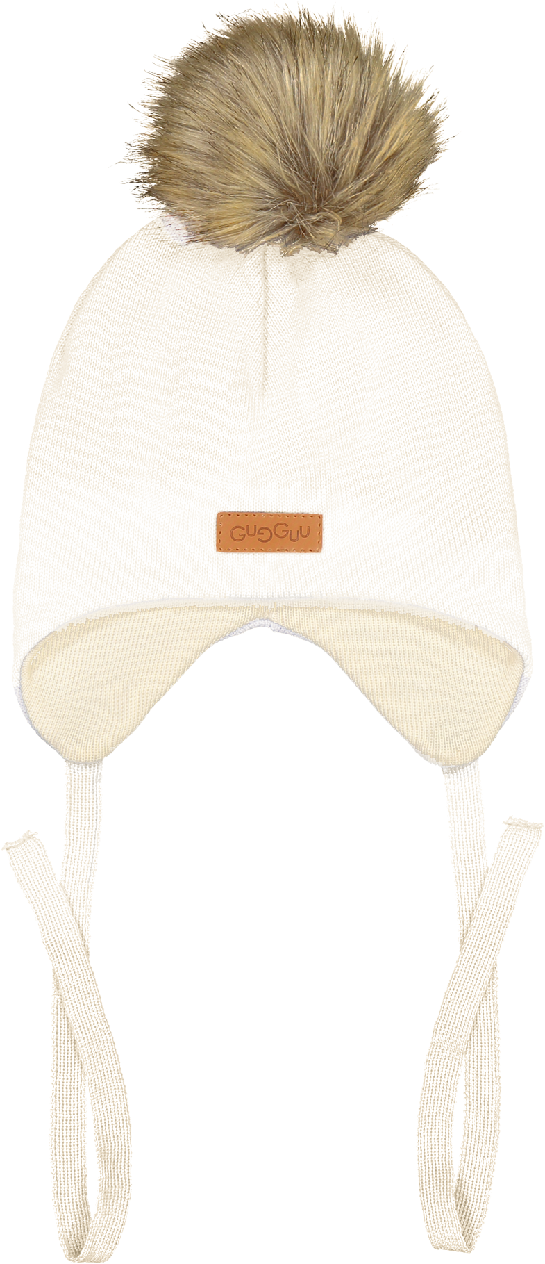 Furry Baby Beanie, Natural White - Beanie (2000x2000), Png Download