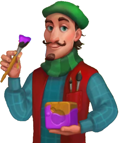 Color Splash Daniel - Color (416x498), Png Download