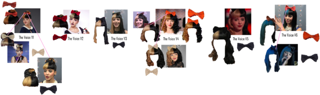 The Voice Hairs - Lace Wig (640x196), Png Download