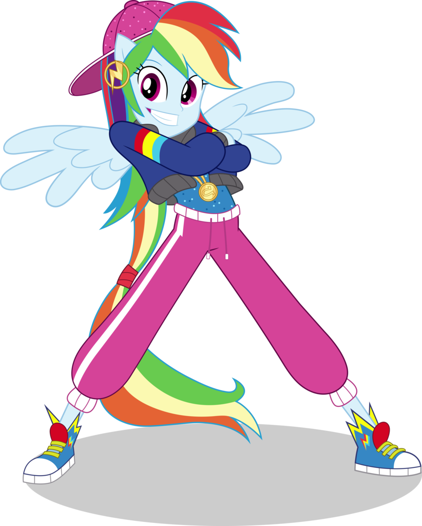 Absurd Res, Artist - Mlp Eg Dance Magic Rainbow Dash (822x1024), Png Download