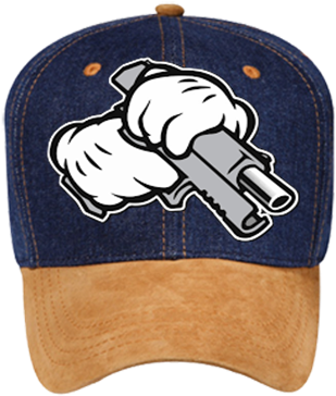 Exotic Hip Hop Otto Cap - Mickey Mouse With A Gun (433x402), Png Download