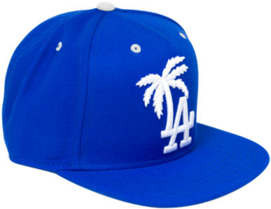 Download Blvd Supply - La Dodger Hat With Palm Tree PNG Image with No  Background 