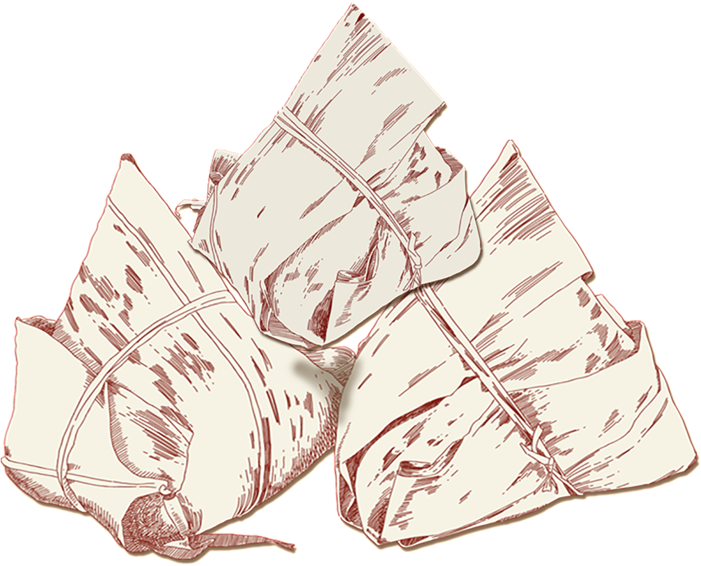 Hand-painted Dragon Boat Festival Zongzi High Definition - Zongzi (1024x1024), Png Download