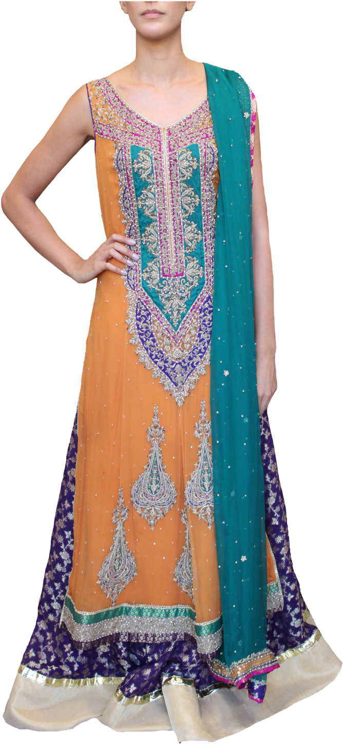 Product Mehdi Lengha Mendhi Dholki Pakistani Designer (1000x1500), Png Download