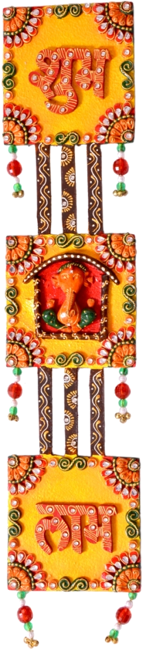 Shubh Labh Wall Hanging - Wall (678x1024), Png Download