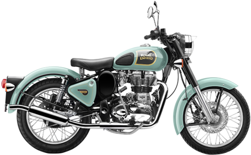 Royal Enfield Classic - Royal Enfield Classic 350 Mint (500x386), Png Download