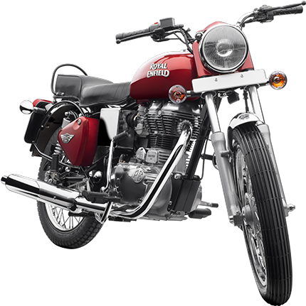 Royal Enfield Bullet Electra - Royal Enfield Bullet 350 Black Es (600x463), Png Download