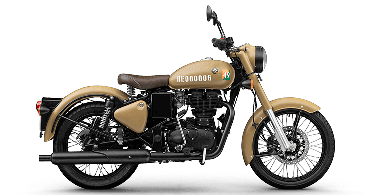 Stormrider Sand - New Royal Enfield Classic 350 (732x391), Png Download