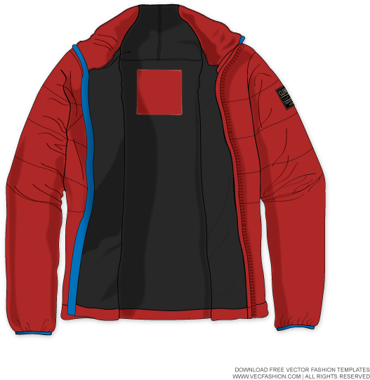Graphic Transparent Stock Men Slim Fit Climbing Jacket - Vectorvest Inc. (600x600), Png Download