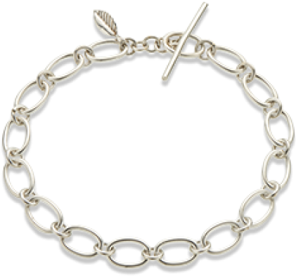 Silver Charm Bracelet - White Gold Amber Bracelet (540x540), Png Download