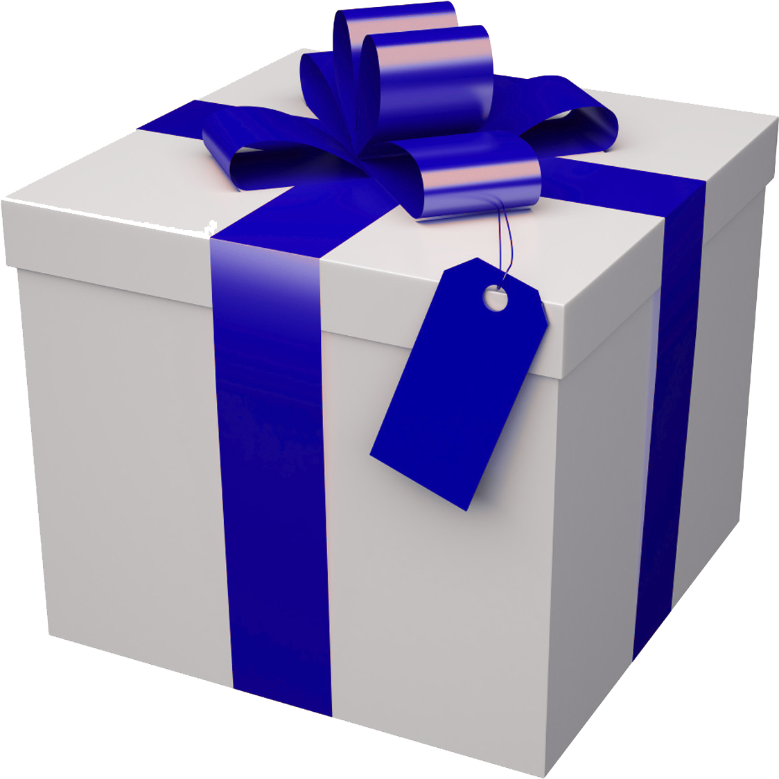 Gift White Red Ribbon - Box (1600x1200), Png Download
