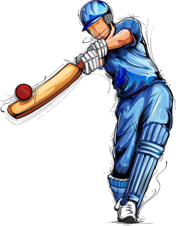 User Image - Cricketer Pic In Png (581x745), Png Download