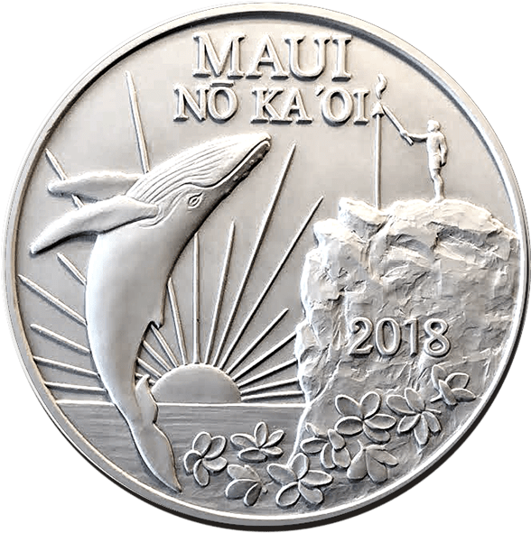 Cupronickel - Maui Trade Dollars (615x648), Png Download