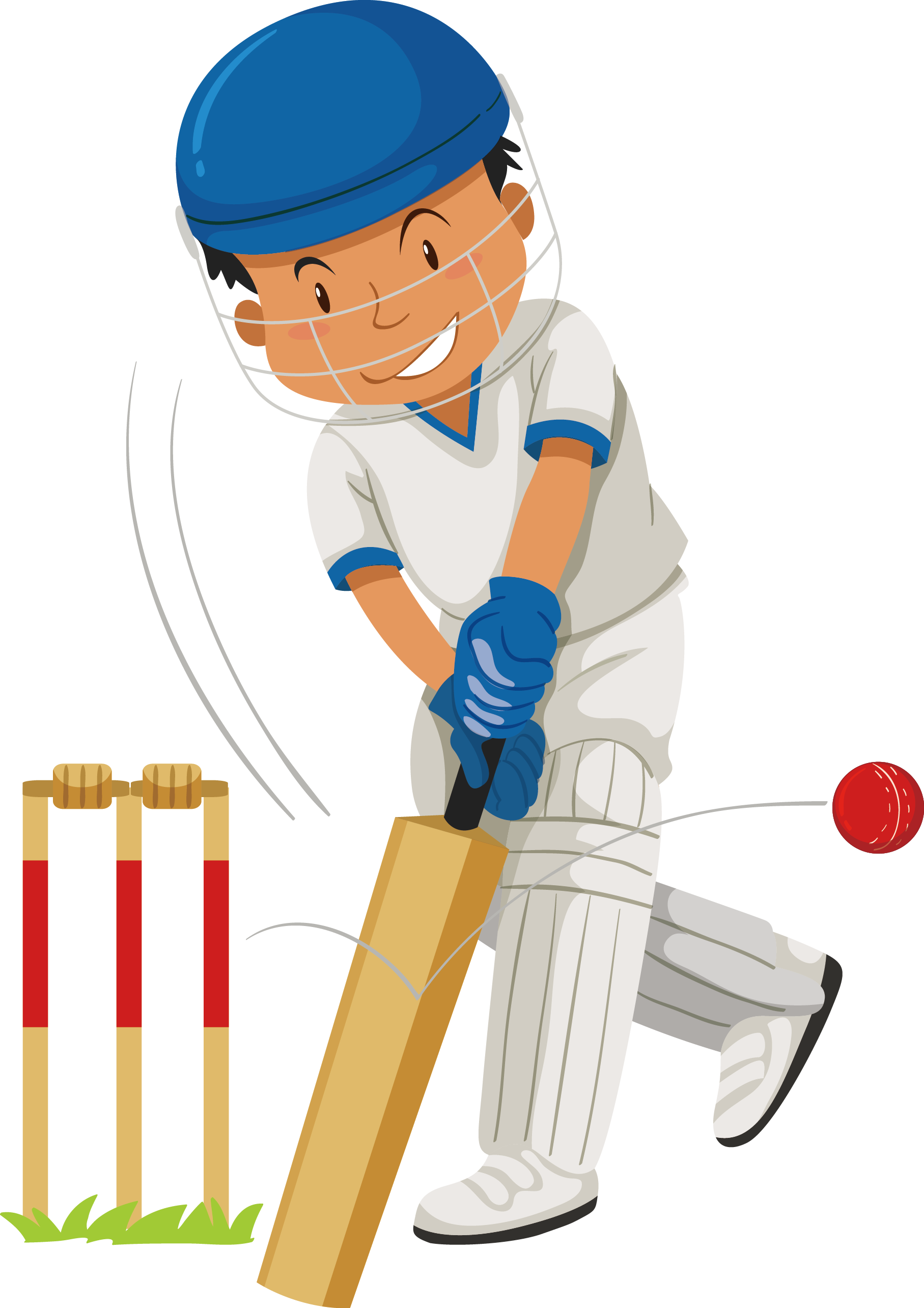 Junior Training 2018/19 - Transparent Cricket Bat And Ball (1815x2568), Png Download