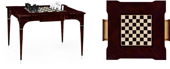 495400-bec - 48cm Inlaid Wooden Chess Board. No. 5 (620x239), Png Download