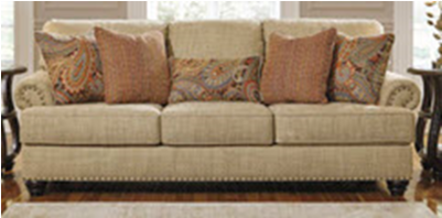Sofa & Loveseat Set - Ashley Candoro Sofa (400x400), Png Download
