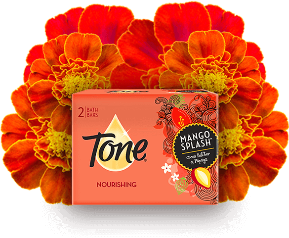 Tone Mango Splash Cocoa Butter Soap, 4.25 Oz, 2 Count (743x618), Png Download