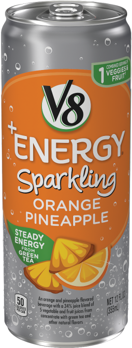 V8 Peach Mango Energy (400x400), Png Download