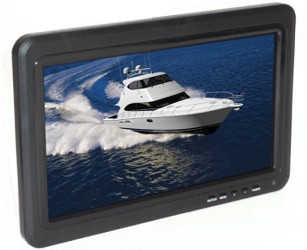 Ten Inch Hdmi Monitor - Rugged Cams 10" Hd Wall Mount Color Monitor - Vga/rca/hdmi (600x600), Png Download