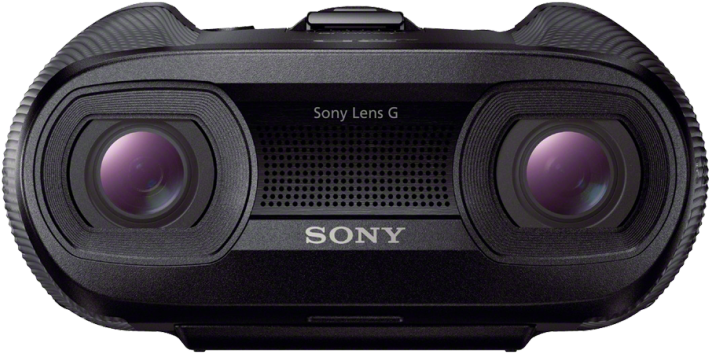 Sony Dev-50v 5.43 Mp Digital Binocular - 1080p - Black (786x655), Png Download