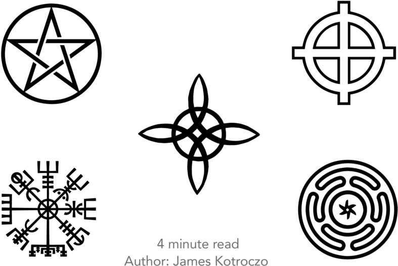 Symbols That Protect You From Evil Spirits - Pentagram 5'x7'area Rug (1024x725), Png Download