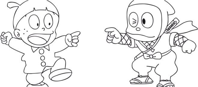 Pinta Y Colorea - Cartoon (710x288), Png Download