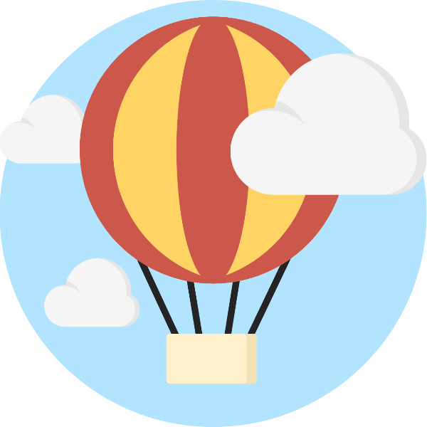 Popular Posts - Hot Air Balloon Png (600x600), Png Download