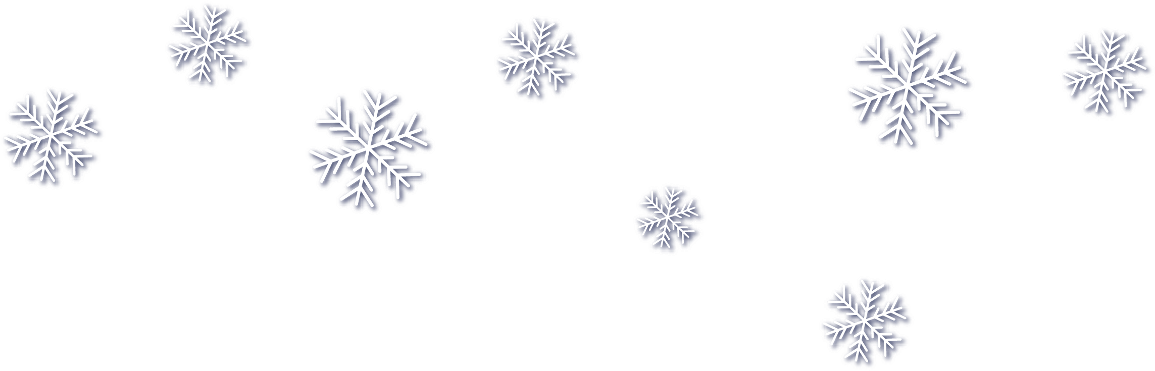 Festive Cracker - - Christmas Flakes Png (2371x775), Png Download