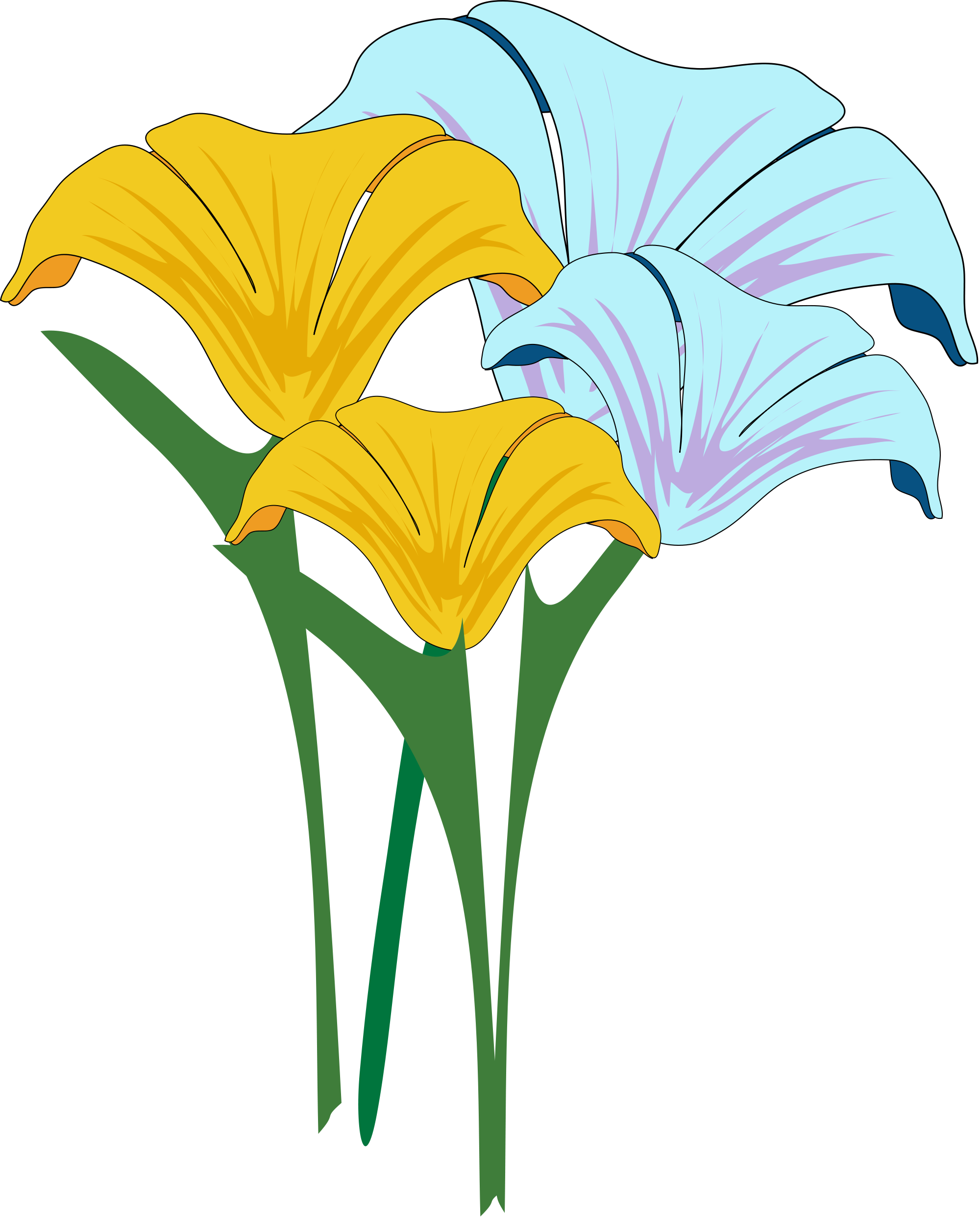 Open - Bulaklak Clipart (2000x2486), Png Download