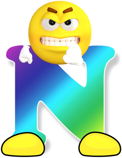 Alphabet “n ” Indian Baby Names, Hindu Baby Names - Letras De Emoji (696x696), Png Download