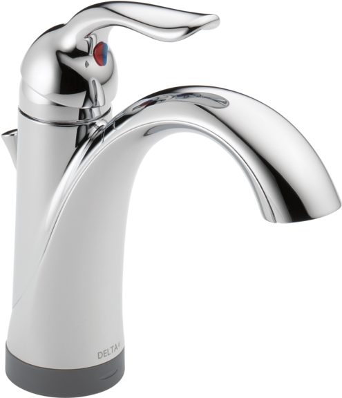 Single Handle Bathroom Faucet With Touch2o - Delta Single Handle Bathroom Faucet (600x600), Png Download