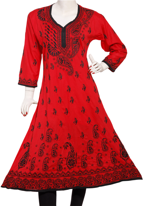 Lucknowi Chikan Kurti at Best Price in Lucknow Uttar Pradesh  Balaji  Handicrafts Pvt Ltd