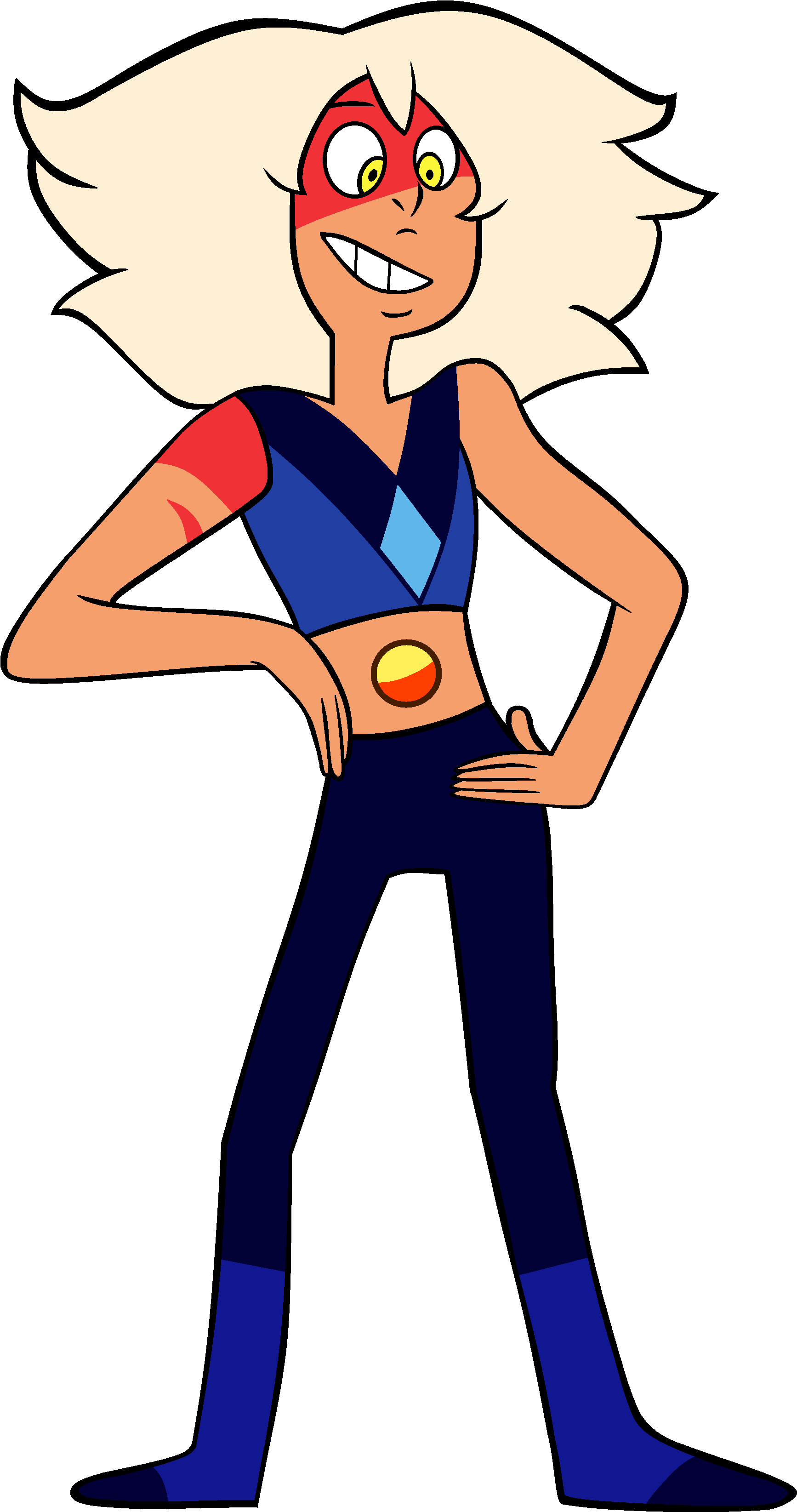 Skinny Jasper By Pearl - Steven Universe Skinny Jasper (2000x3487), Png Download