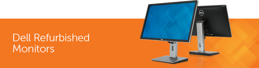 Monitors - Dell Refurbished (890x234), Png Download