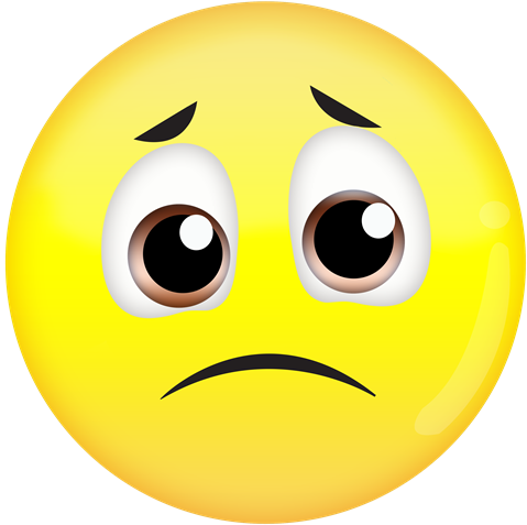 Free Sad Emoji - Smiley (480x491), Png Download