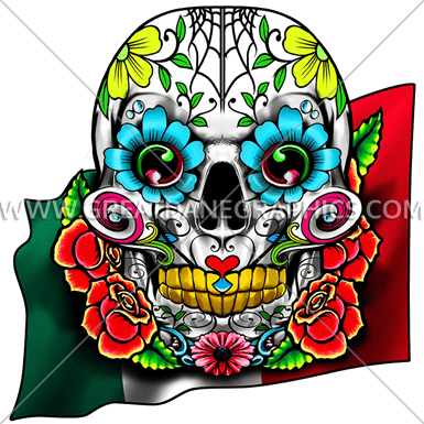 Skull Cinco De Mayo - Cinco De Mayo Skull Transparent Background (385x385), Png Download