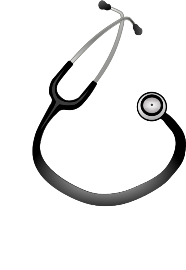 Doctor Stethoscope Medical Heart Beet Monitoring - Logo Estetoscopio Png (600x868), Png Download
