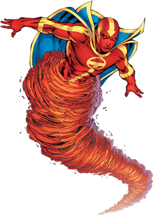 Red Tornado (299x422), Png Download