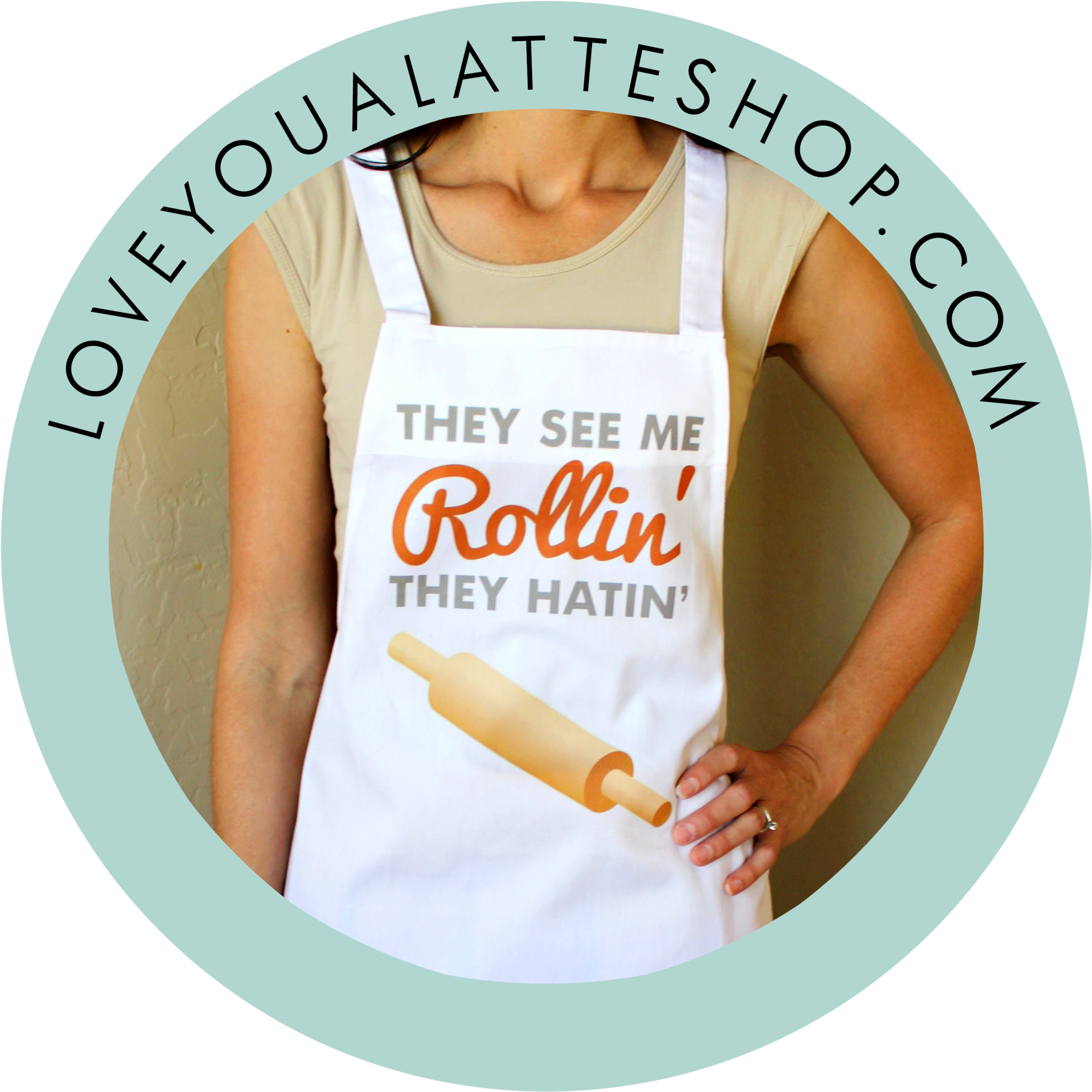 Home - Love You A Latte Shop 100pct Cotton They See Me Rollin (2000x2000), Png Download