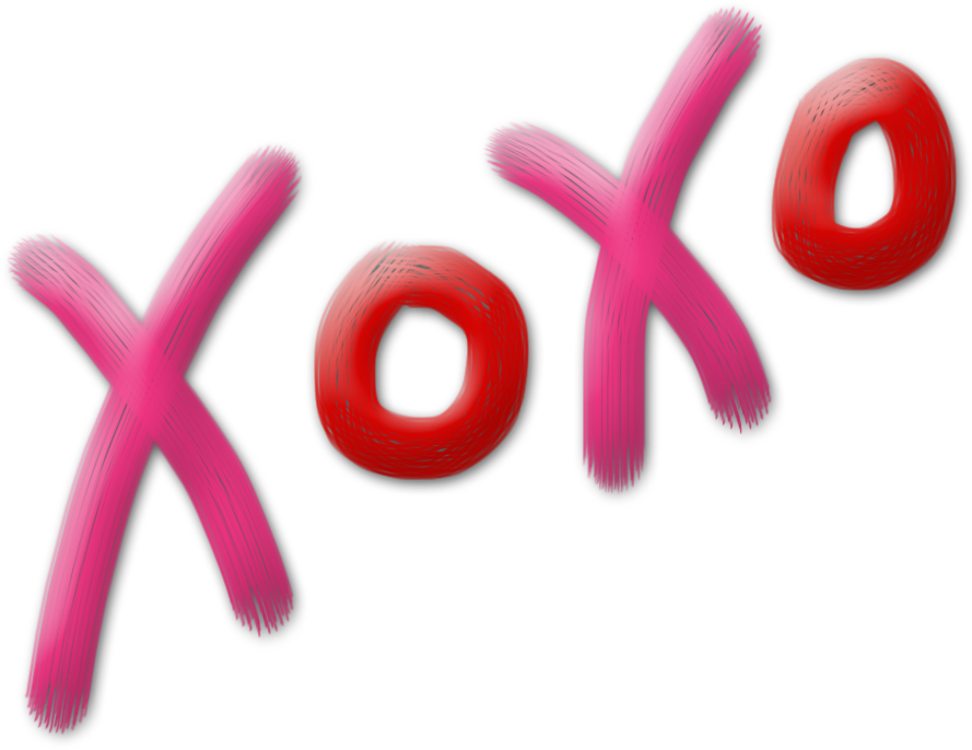 Xoxo Clipart - Hugs And Kisses Clipart (889x686), Png Download