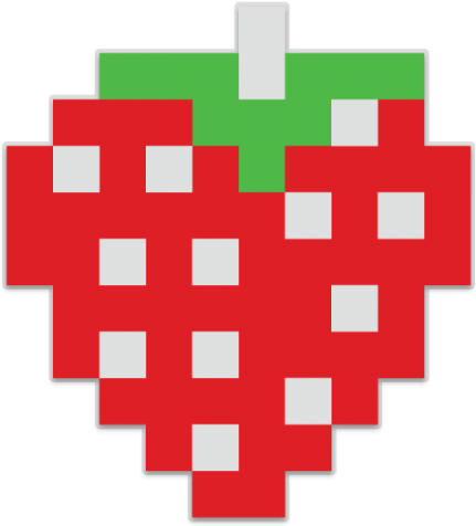 Strawberry Clipart Pacman - Pacman Fruit Png (600x600), Png Download