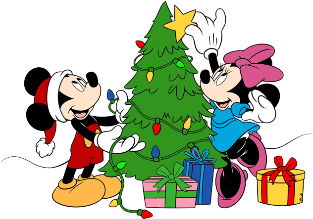 Download Mickey Christmas Tree Clipart Mickey Mouse And Minnie Christmas Png Image With No Background Pngkey Com